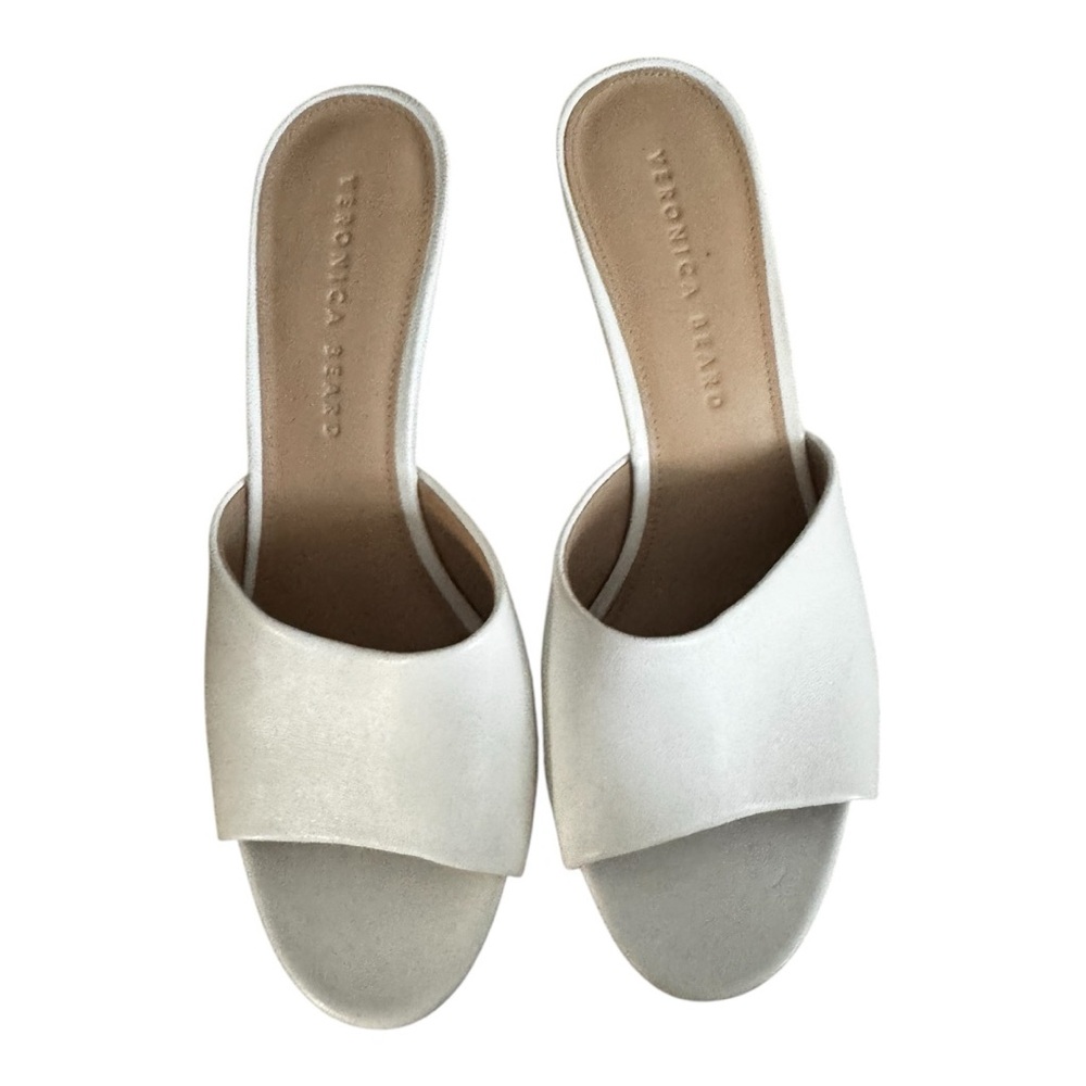 Veronica Beard Women's Lucite Dali Wedge Sandals